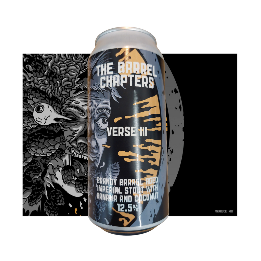 The Barrel Chapters - Brandy Barrel Aged Imperial Stout With Banana and Coconut 12.5%